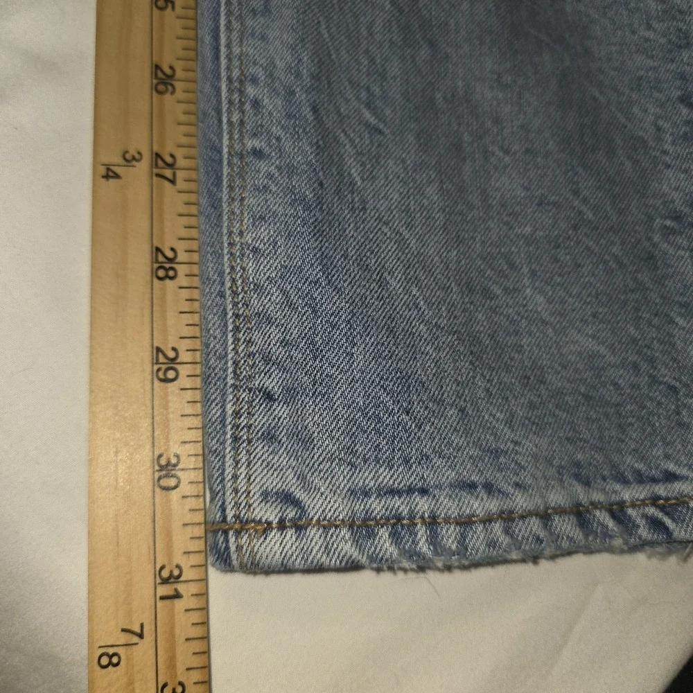 American Eagle Womens Highest Rise Mom Jeans Size 6 X-Long Denim Stretch